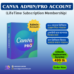 Canva Pro/Owner Account (500 Member Add)
